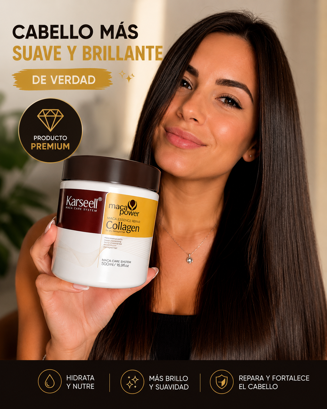 Mascarilla Capilar Karseell Repara e Hidrata en 10 Minutos ⭐