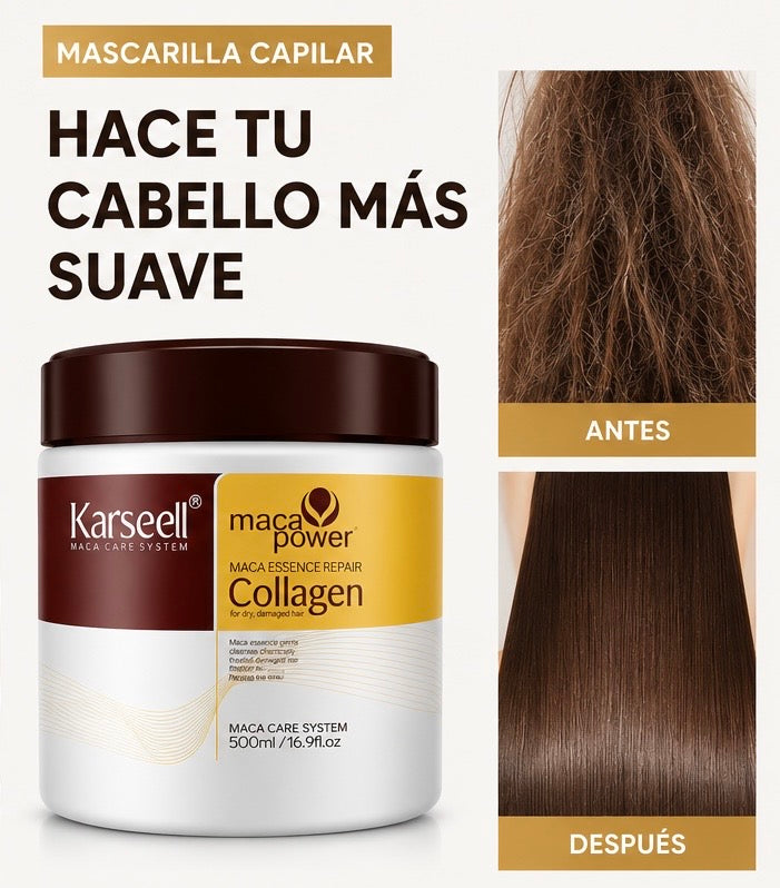 Mascarilla Capilar Karseell Repara e Hidrata en 10 Minutos ⭐